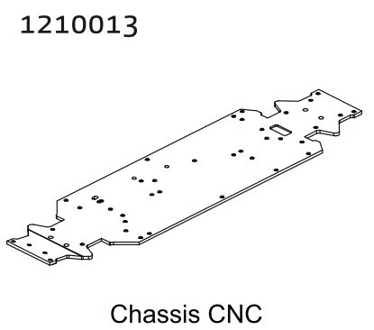 1210013 - Aluminum Chassis Plate