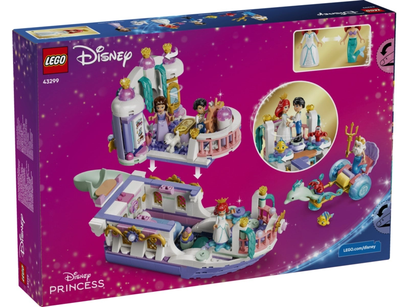 LEGO Disney - Arielina loď a královská svatba