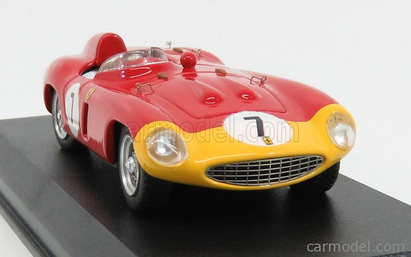 Umelecký model Ferrari 857s Ch.0578 N 7 5. 1000km Paríž-monthlery 1956 De Pordago - Hill 1:43 Červená