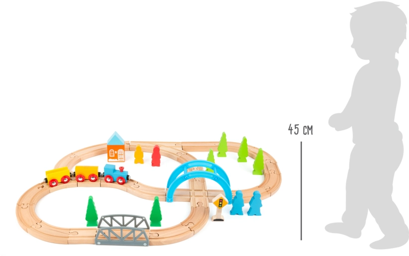 Cesta dreveným vláčikom Small Foot