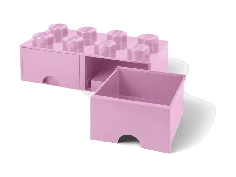 LEGO úložný box s šuplíky 250x500x180mm - modrý