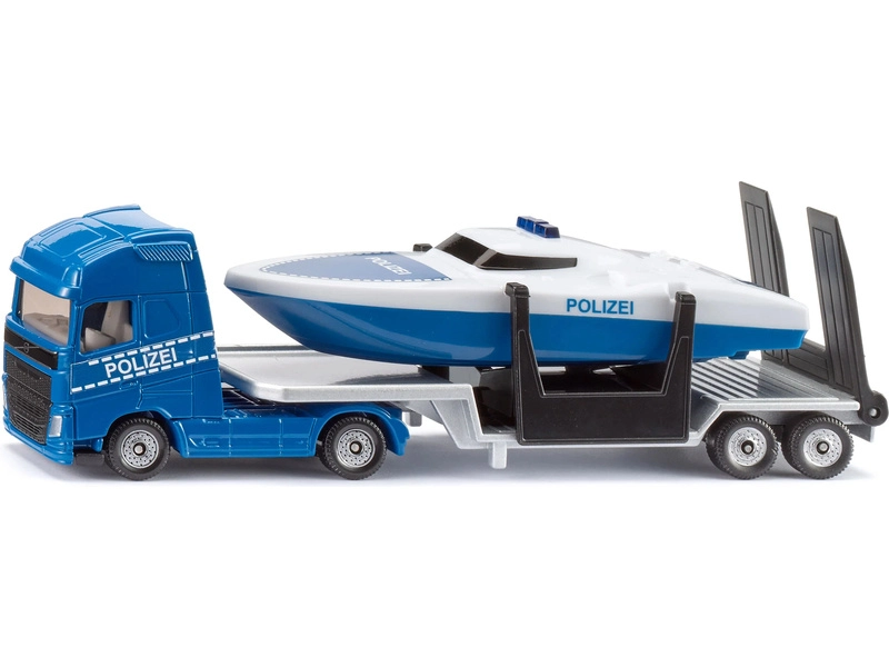 SIKU Super - tahač Volvo s člunem 1:87