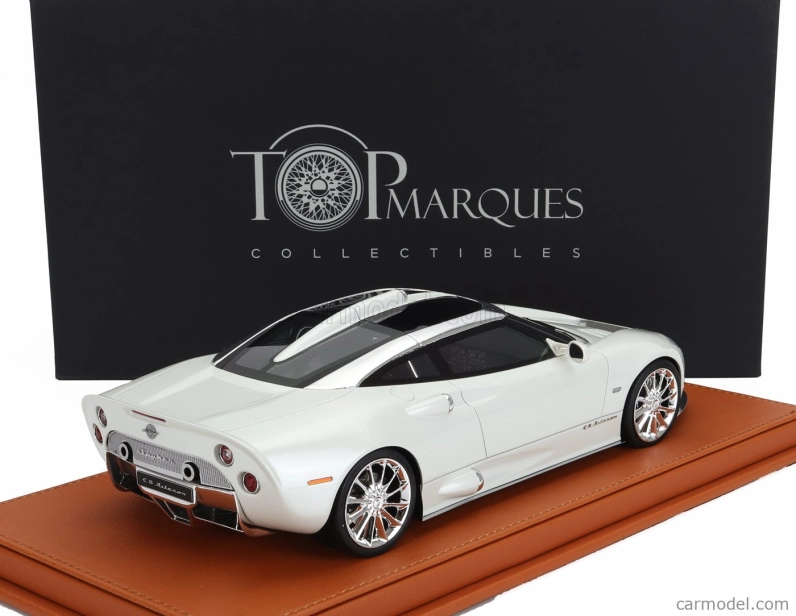 Topmarques Spyker C8 Aileron 2011 1:18 Cumulus White Met