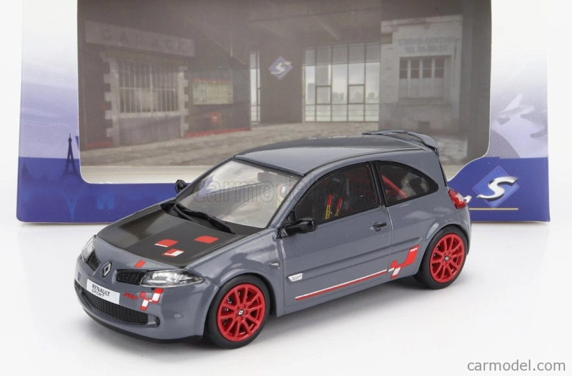 Solido Renault Megane Rs R26-r 2008 1:43 Šedá Červená