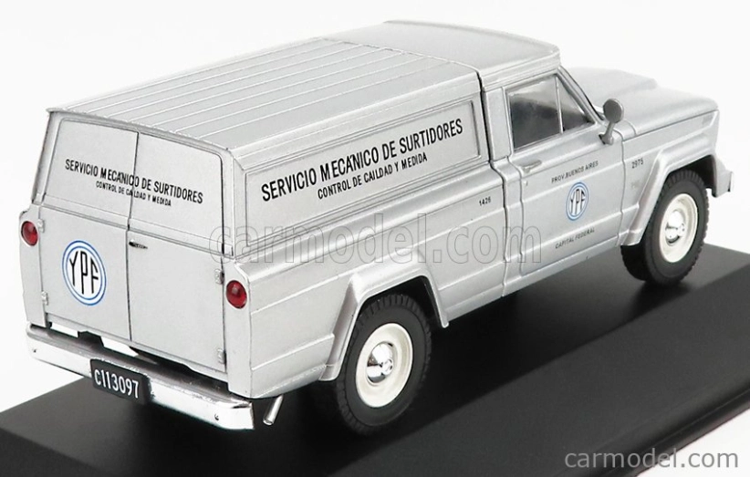 Edicola IKA Jeep T80 Ypf Servicio Mecanico De Surtidores 1967 1:43 Strieborná