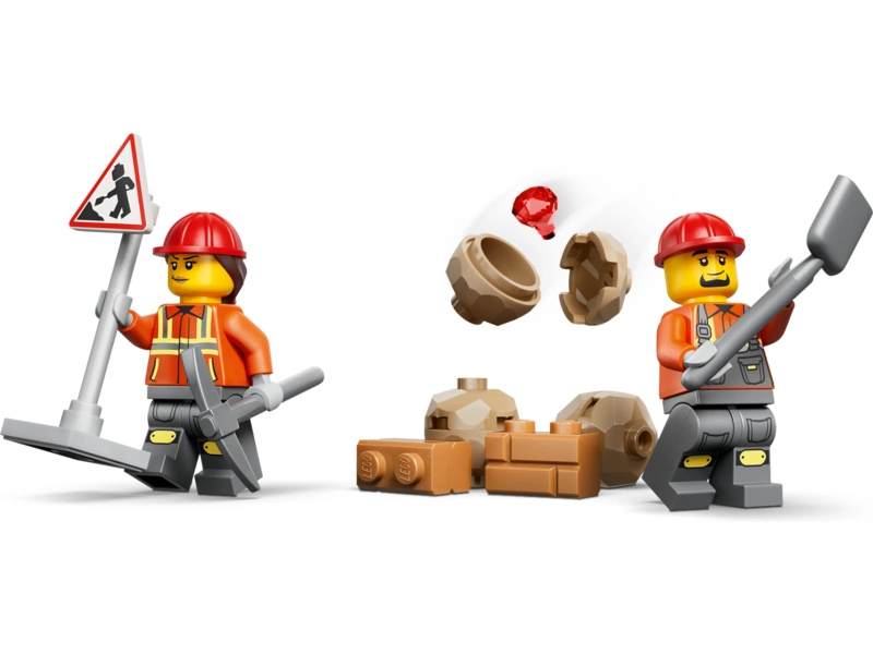 LEGO City - Žltý nakladač s rýpadlom