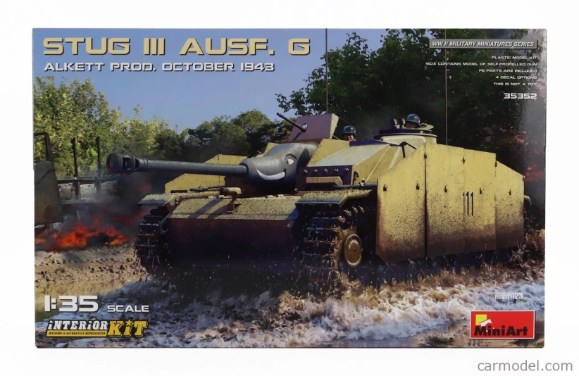 Miniart Tank Stug Iii Ausf. G Military 1944 1:35 /
