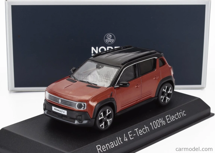 Norev Renault R4 E-tech 2025 1:43 Copper Met