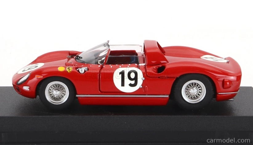 Art-model Ferrari 330p 4.0l V12 Team Sefac Ferrari Spa N 19 3. 24h Le Mans 1964 J.surtees - L.bandini 1:43 Červená