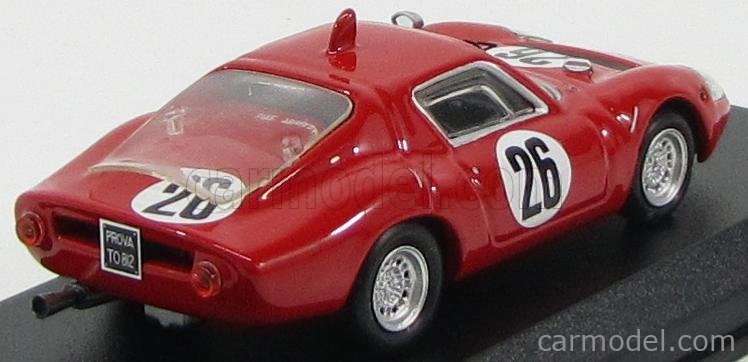 Najlepší model Fiat Abarth Ot 1300 N 26 Trento-bondone 1968 A.krohe 1:43 Red