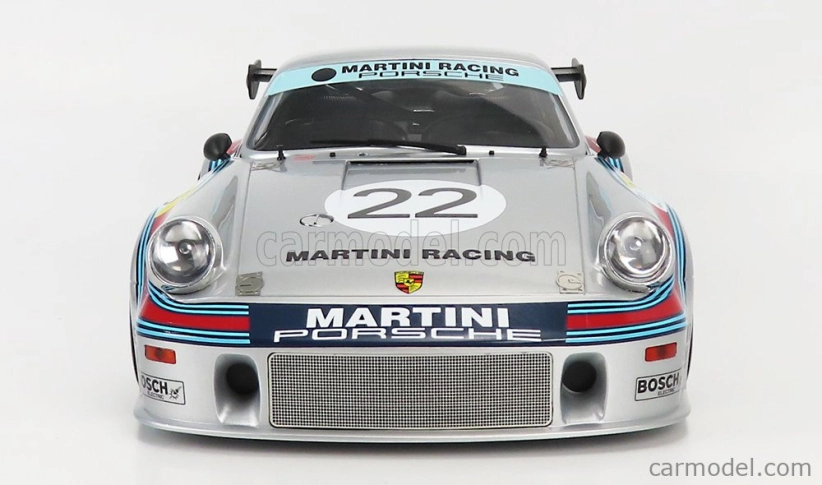 Cmr Porsche 911 Carrera Rsr 2.1l Turbo Team Martini Racing N 22 2nd 24h Le Mans 1974 G.van Lennep - H.muller 1:12 Stříbrná Červená Modrá