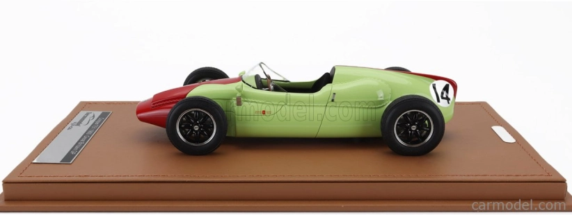 Tecnomodel Cooper F1  T51 N 14 British Gp 1960 Olivier Gendebien 1:18 Světle Zelená Červená