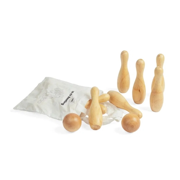 Bigjigs Toys Dřevěné kuželky