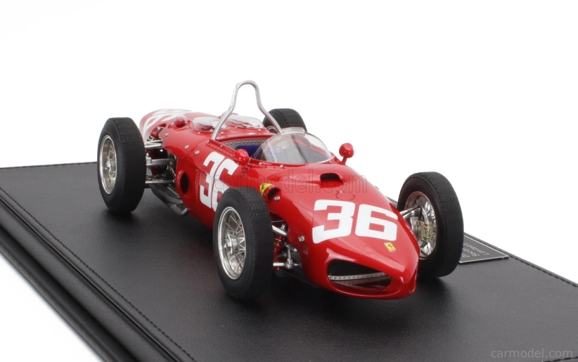 Gp-replicas Ferrari F1  156 N 36 2nd Monaco Gp 1962 Phil Hill 1:18 Red