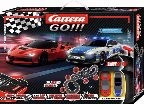 Autodráha Carrera GO 62626 High Speed Pursuit
