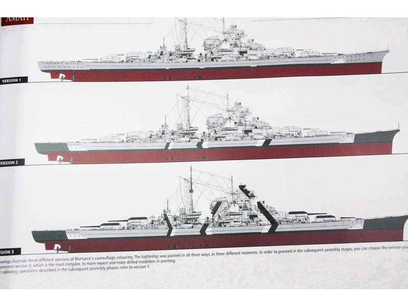 AMATI Bismark 1939 1:200 kit