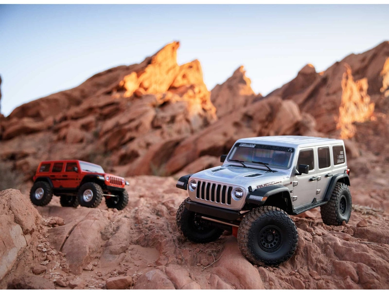 RC auto Axial SCX6 Jeep JLU Wrangler 1:6 4WD RTR, stříbrná