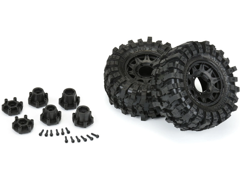 Pro-Line 2,8" Mickey Thompson Baja Pro X, čierny disk H12/H14 mm (2)