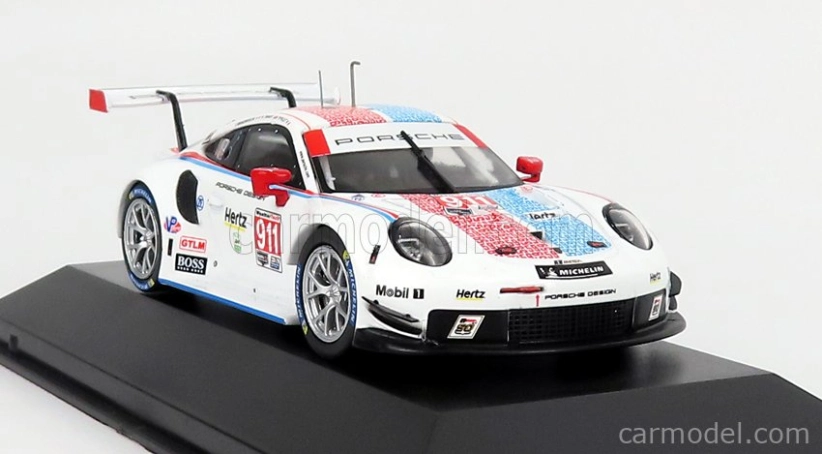 Ixo-models Porsche 911 991 Rsr Porsche Gt Team N 911 1:43, bílá