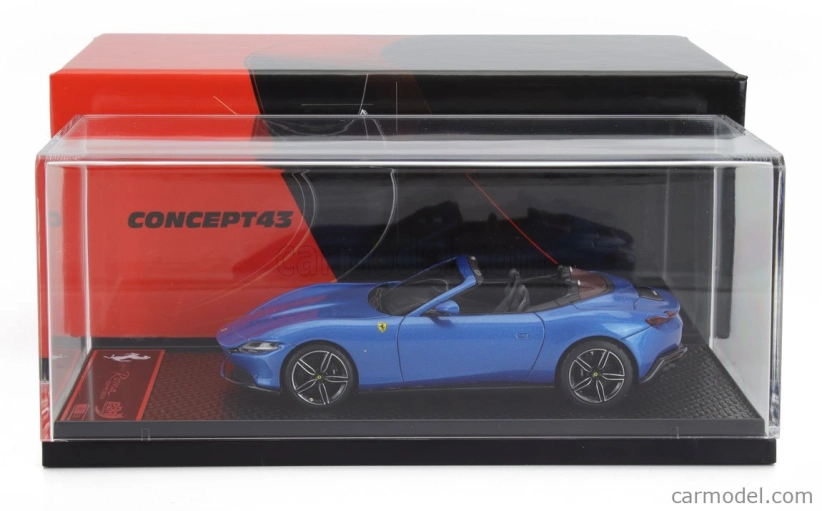 Bbr-models Ferrari Roma Spider Open 2020 1:43 Blu Corsa - Modrá Met
