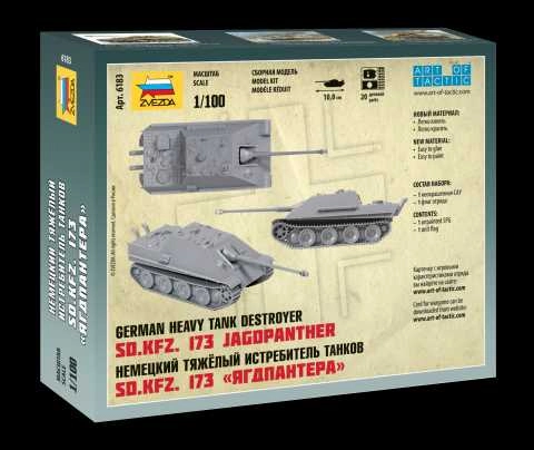 Zvezda Sd.Kfz.173 německý těžký stíhač tanků Jagdpanther (1:100)