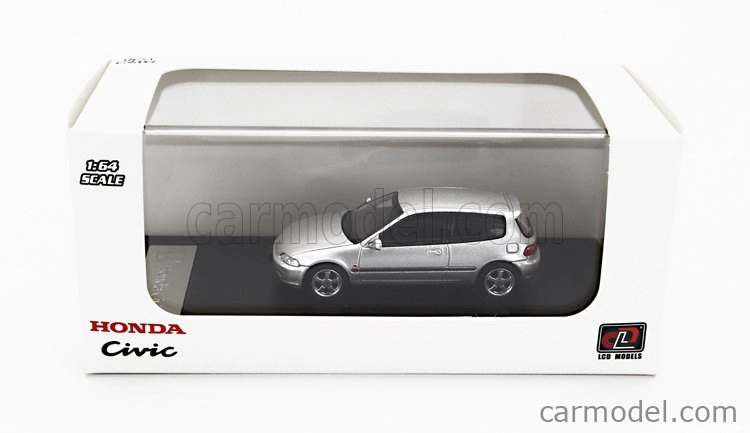 Lcd-model Honda Civic Eg6 Vtec 1993 1:64 Silver