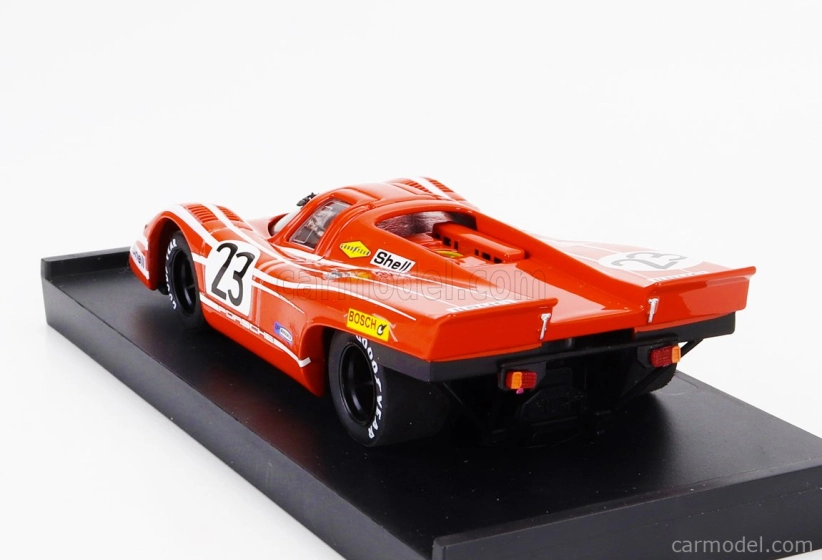 Brumm Porsche 917k 4.9l Team Salzburg N 23 Víťaz 24h Le Mans 1970 Hans Herrmann - Richard Attwood 1:43 Červená biela