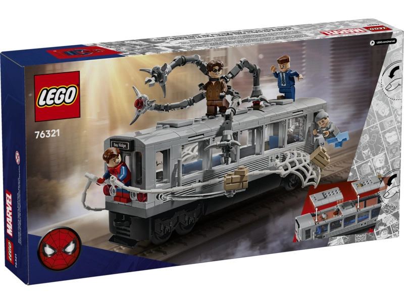 LEGO Marvel - Spider-Man vs. Doc Ock: scéna z metra