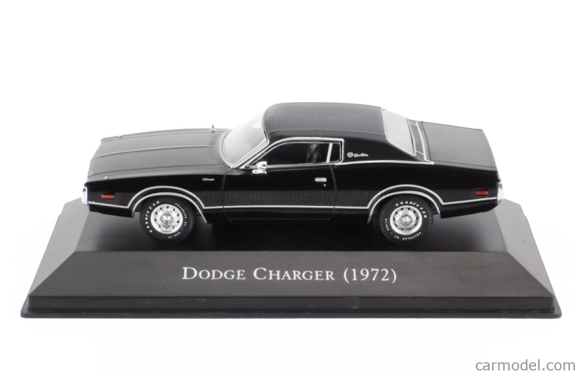 Edicola Dodge Charger Coupe 1972 - Con Vetrina - S vitrínou 1:43 Black
