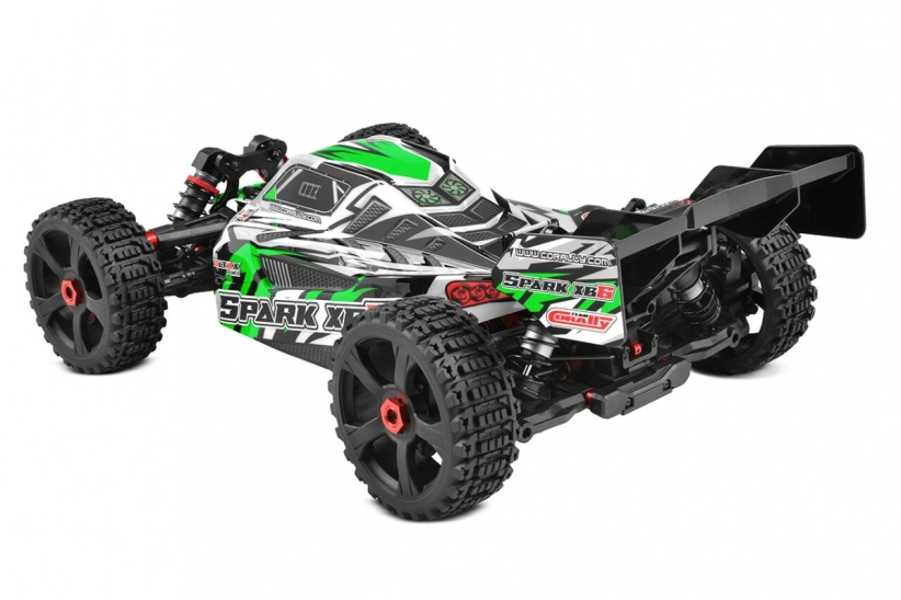 SPARK XB-6 – BUGGY 4WD – ROLLER šasi – bez elektroniky, zelená