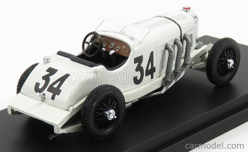 Rio-models Mercedes benz F1 Ssk N 34 3rd Monaco Gp 1929 R.caracciola 1:43 Bílá