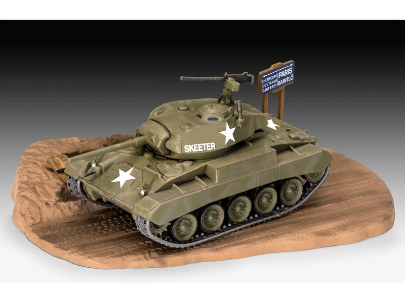 Revell M24 Chaffee (1:76) (súprava)