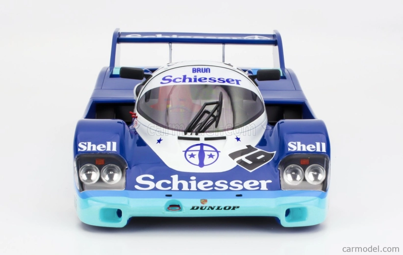 Werk83 Porsche 956b 2.6l Turbo Team Brun Motorsport N 19 1000km Spa 1985 Stefan Bellof - Thierry Boutsen 1:12 2 Tóny Modrá Biela