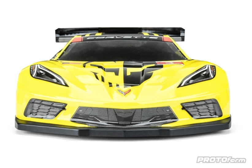 CHEVROLET CORVETTE C8 číra karoséria pre 1/12 placky