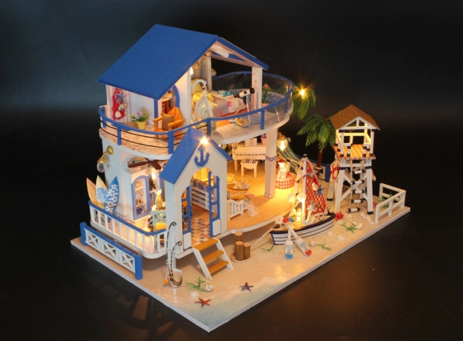 Detský miniatúrny domček Legenda o modrom mori