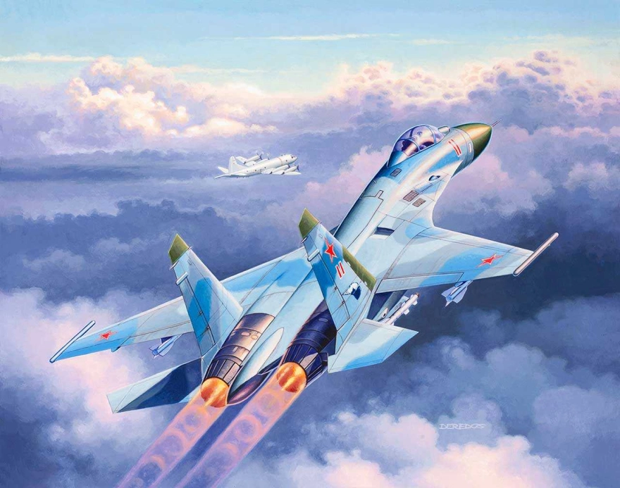 ModelSet lietadlo 63948 – Suchoj Su-27 Flanker (1:144)