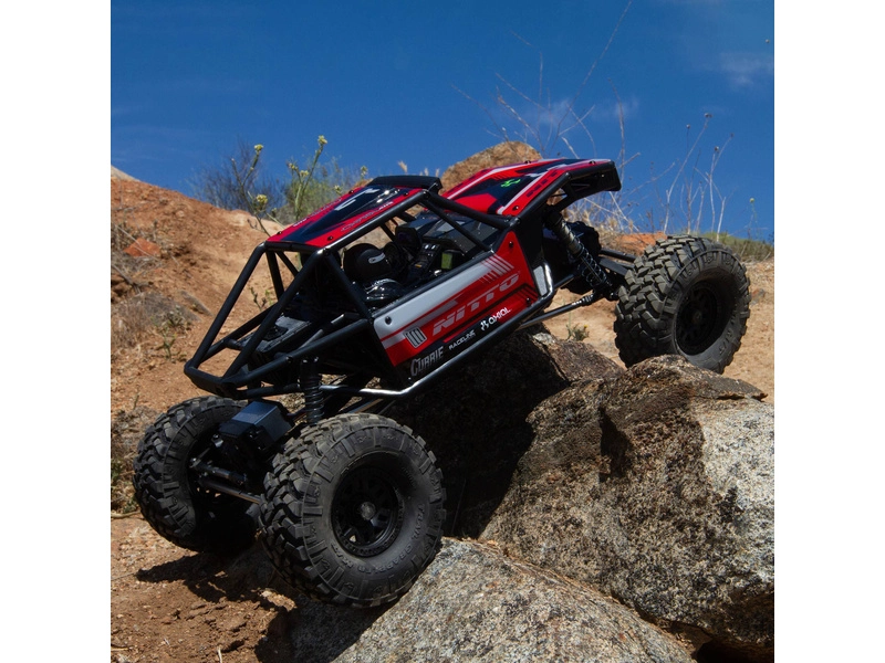 RC auto Axial Capra 1.9 4WS 1:10 RTR, červená