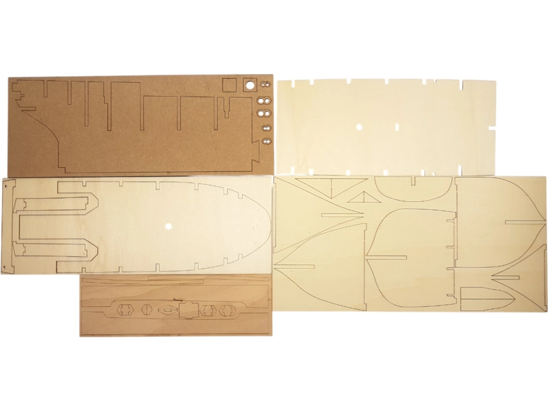 OCCRE Amerigo Vespucci 1:100 + plachty Kit