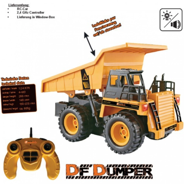 RC banské nákladné auto DF Dumper