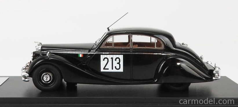 Matrix scale models Jaguar Mkv 3.5l N 213 Rally Montecarlo 1951 N.t.bailey - M.carey 1:43 Black