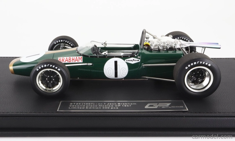 Gp-replicas Brabham F1 Bt24 Repco N 1 Jack Brabham 1:18, tmavě zelená
