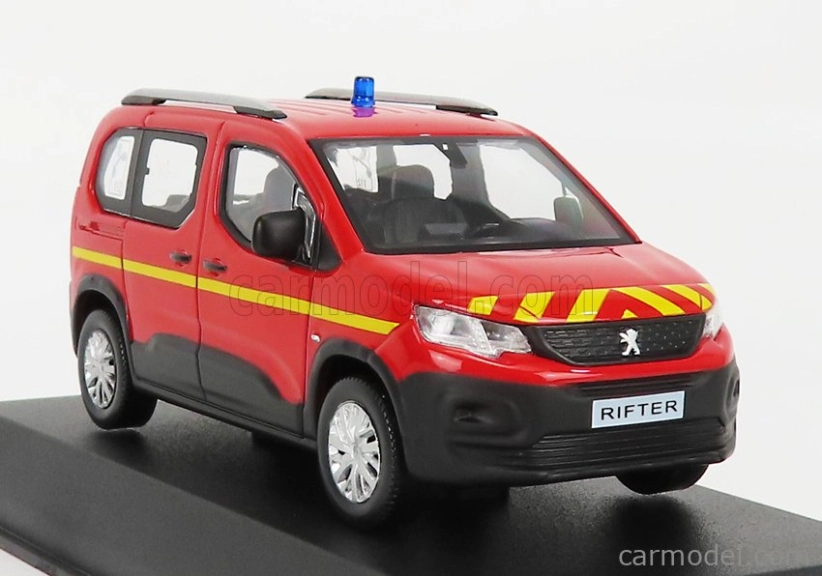 Norev Peugeot Rifter Pompiers 2019 1:43 Červeno-žltá