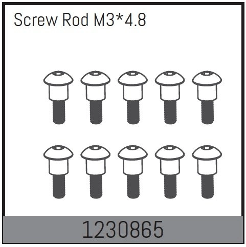 1230865 - Screw Rods M3*4.8 (10)