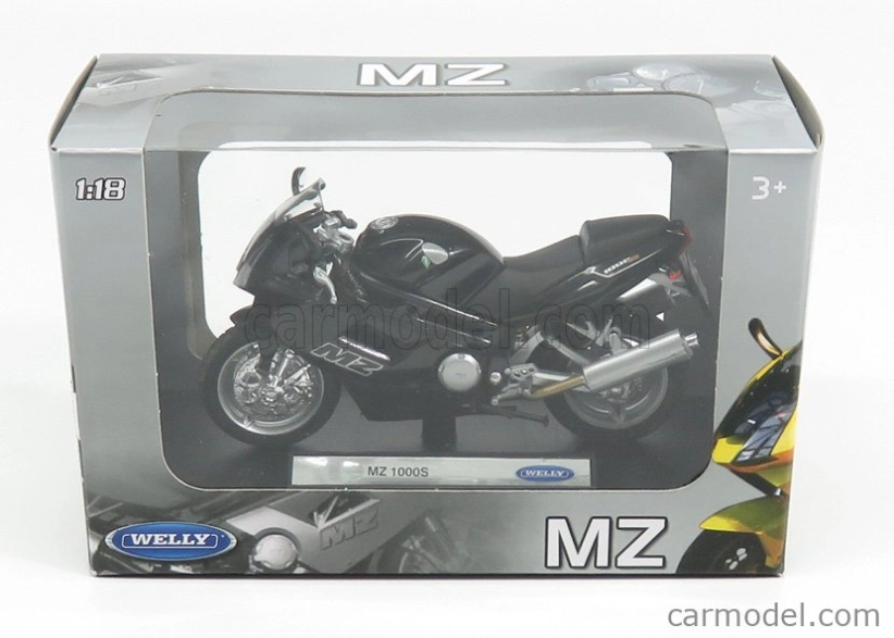 Welly MZ 1000s 2007 1:18 Black