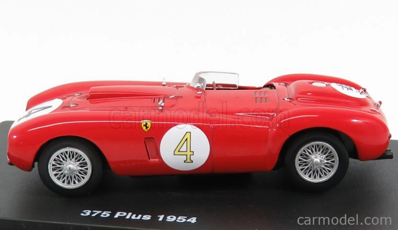 Edicola Ferrari 375 Plus 5.0l V12 Spider Team Scuderia Ferrari N 4 Víťaz 24h Le Mans 1954 Maurice Trintignant - Jose Froilan Gonzales 1:43 Červená