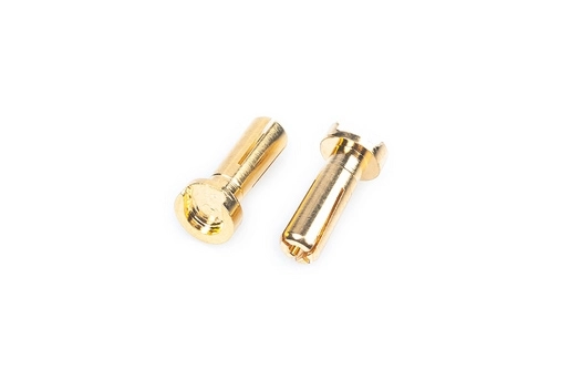 4mm/G4 Gold Works Team/zlaté konektory, 14mm, 4ks.