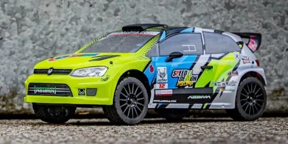Absima Rally Car Speed Demon 1:12 4WD RTR Brushless žluto-modrý