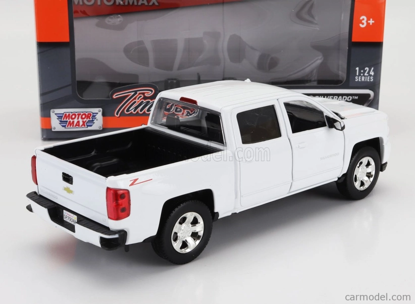 Motor-max Chevrolet Silverado 1500 Lt-z71 Crew Cab Pick-up 2017 1:27 Bílá