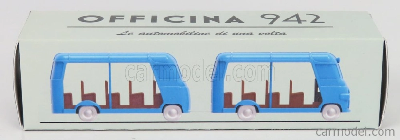 Officina-942 Fiat 1100 Elr Autotreno Visitatori Fiera Del Levante Carrozzeria Romanazzi 1953 1:76 Modrá