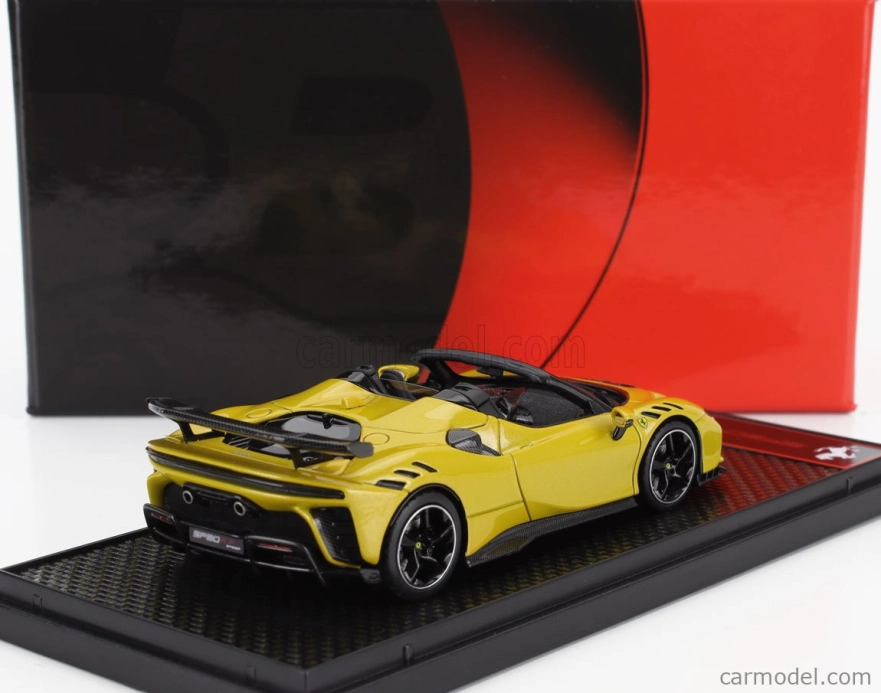 Bbr-models Ferrari Sf90 Xx Stradale Spider 2024 1:43 Giallo Montecarlo - žltá s čiernou